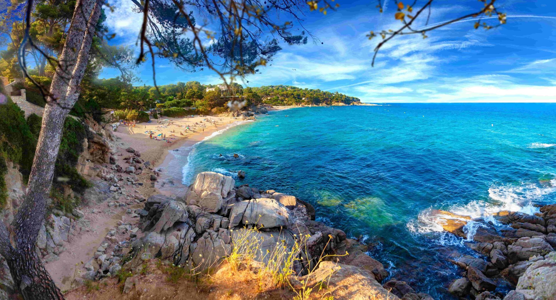 Costa Brava, bord du littoral Espagne