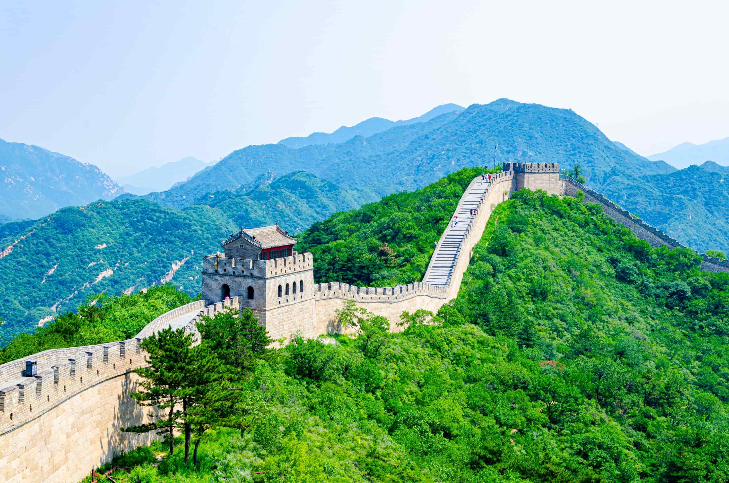 Muraille de Chine verdoyante