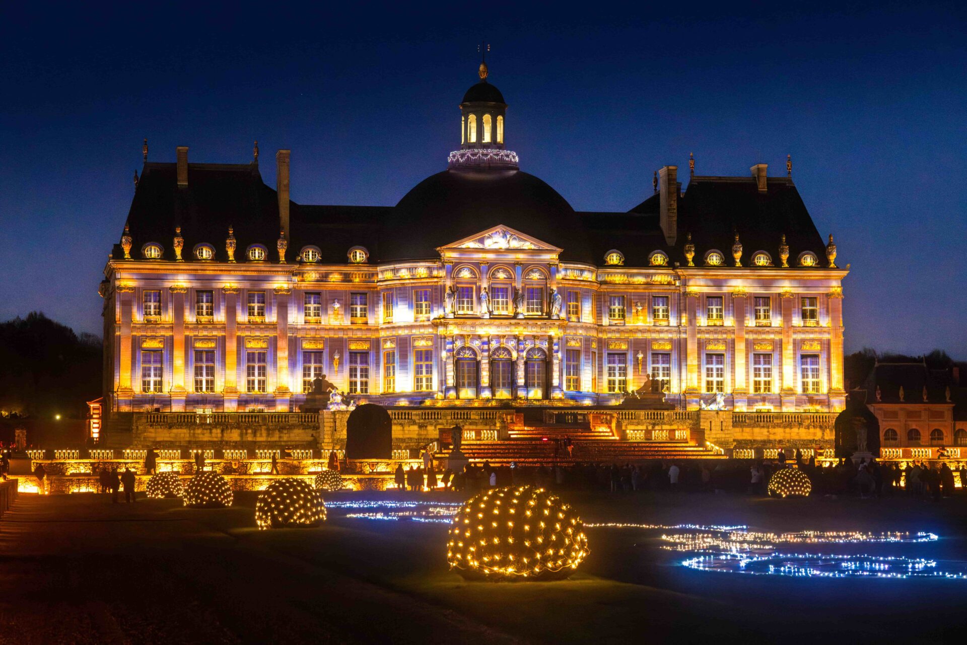 Château Vaux-le-Vicomte lors de Noël. ©Studio OG